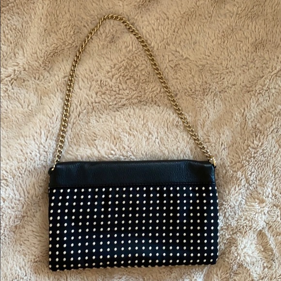 Kate Spade polka dot shoulder bag clutch - Picture 4 of 5